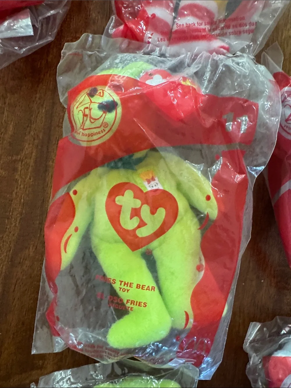 NIP Lot of 7 Ty TeenieBeanie McDonald's Promotional Plush Lot from 2004